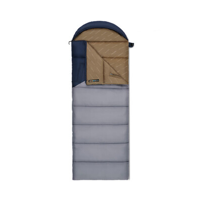 Спальный мешок Naturehike Sunny Day PL02 U250 CNK2550WS028 с капюшоном, 190+30x80 см, голубой-синий, левая молния Изображение
