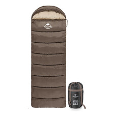 Спальный мешок Naturehike U250S NH20MSD07 (0°C), правый, коричневый Изображение