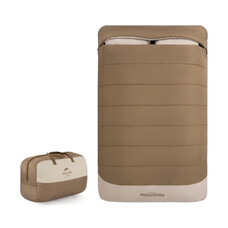 Спальний мішок Naturehike NH21MSD02 двомісний коричневий Зображення