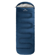 Спальный мешок Naturehike Y150 NH21MSD08 с капюшоном темно-голубой Изображение