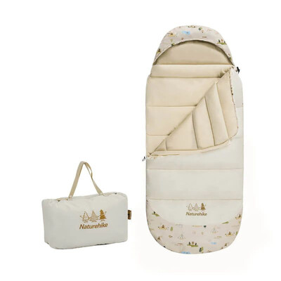 Спальник детский Naturehike B300 CNH22SD001 бежевый, всесезонный Изображение