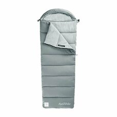 Спальник з капюшоном Naturehike M400 NH20MSD02 1°C правий сірий Зображення