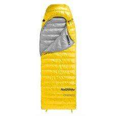 Спальник Naturehike CWZ400 NH19W400-Z L 400 г гусячого пуху, жовтий Зображення