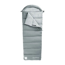 Спальник Naturehike M180 NH20MSD02 капюшон правий сірий Зображення