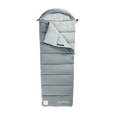 Спальник Naturehike M180 NH20MSD02 лівий, 180 г/м², 1,2 кг, сірий Зображення
