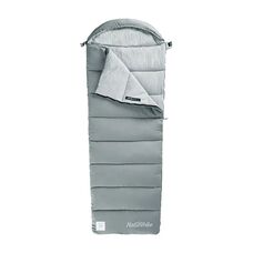 Спальник Naturehike M180 NH20MSD02 правый серый с капюшоном 180 г/м² Изображение