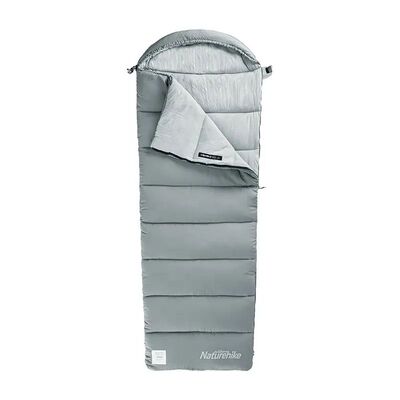 Спальник Naturehike M180 NH20MSD02 правый серый с капюшоном 180 г/м² Изображение