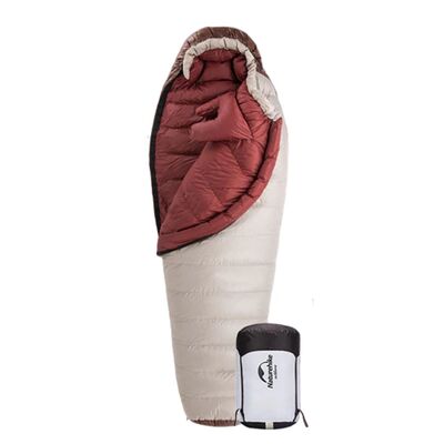 Спальник Naturehike Snowbird NH20YD001 L кокон с 720 г пуха Изображение