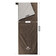Спальник Naturehike Summer LW180 (літній, M, 15°C, лівий) коричневий Зображення