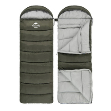Спальный мешок Naturehike U150 NH20MSD07 с капюшоном 11°C зеленый Изображение