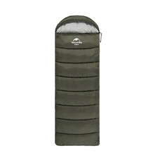 Спальник Naturehike U250S NH20MSD07 с капюшоном 0°C темно-зеленый Изображение