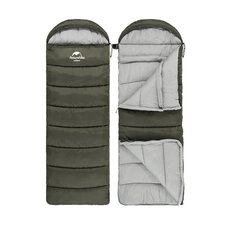Спальник Naturehike U350 NH20MSD07 з капюшоном, лівий, 1°C, зелений Зображення