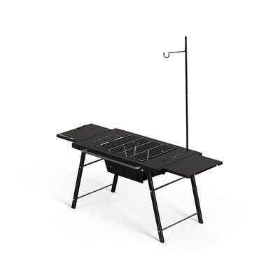 Стіл для барбекю Naturehike CNK2300CW014 сталевий складний чорний Зображення