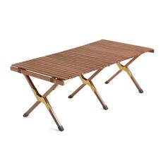 Стіл розкладний Naturehike NH19JJ009 із натурального бука 90×45 см Зображення