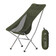 Стілець складаний Naturehike YL06 NH18Y060-Z з високою спинкою зелений Зображення