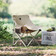 Стул складной Naturehike Stellaluna T01 CNH23JU13002, L, бежевый Изображение