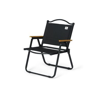 Раскладной стул Naturehike CNK2300JU012 черный выдерживает до 120 кг Изображение