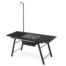Стіл-барбекю Naturehike CNK2350CF018 сталевий складний, 87×40,5 см Зображення