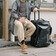 Сумка на колесах Naturehike NH21LX002 размер M, 85 л, черная Изображение