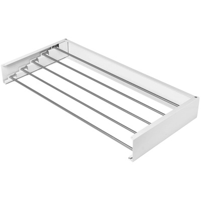 Сушилка для белья Navin LinoFlat 80 настенная, стальная, 5 прутьев, белая Изображение