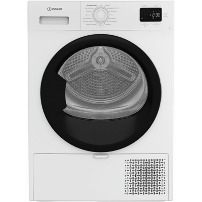 Сушильная машина Indesit CYSD82DWBUA тепловой насос 8 кг, A+, дисплей Изображение