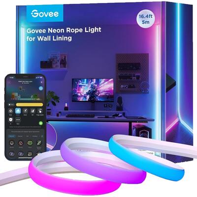 Светодиодная неоновая лента Govee H6641 5м Wi‑Fi/Bluetooth белая Изображение