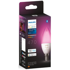Светодиодная умная лампа Philips Hue E14, 5.3 Вт, RGB, Bluetooth Изображение