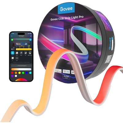 Світлодіодна стрічка Govee H61E5 COB RGBIC+W 3м Wi‑Fi Bluetooth Зображення