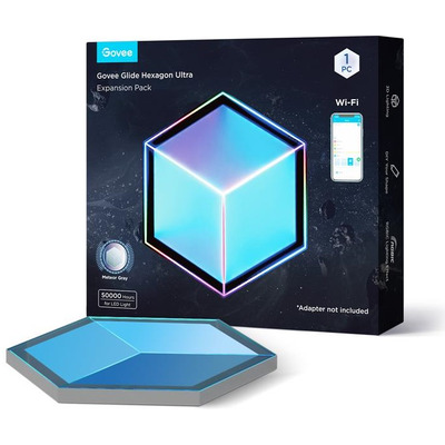 Светодиодная панель Govee H106A Glide Hexagon Ultra RGBIC фиолетовая Изображение
