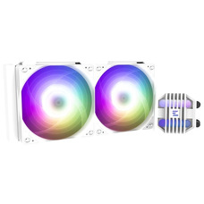 Система рідинного охолодження Zalman Alpha 2SE A24 ARGB 2x120мм, TDP 320W, білий Зображення