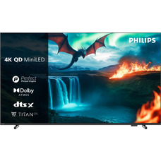 Телевизор Philips 65MLED820/12 MiniLED 65 дюймов 4K Titan OS черный Изображение