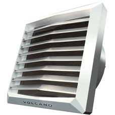 Тепловентилятор водяний Euroheat Volcano VR1 білий AC-двигун 5-30 кВт 5300 м³/год IP54 Зображення