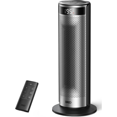 Тепловентилятор XIAOMI Dreo DR-HSH028 керамический, 2000 Вт, сенсорный, пульт, серебристый Тепловентилятор XIAOMI Dreo DR-HSH028 керамический, 2000 Вт, сенсорный, пульт, серебристый Изображение