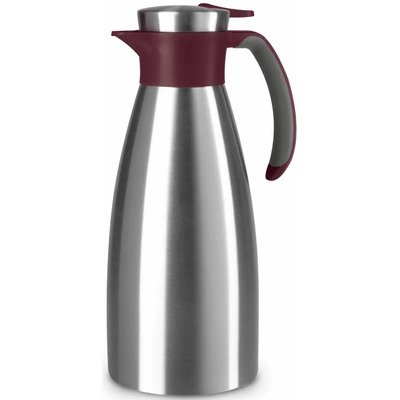 Термоглечик Tefal Soft Grip 1.5 л бордовий, нержавіюча сталь Зображення