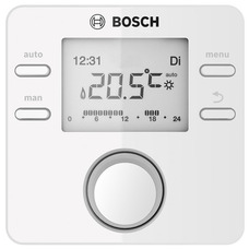Терморегулятор Bosch CR100 RF беспроводной с LED-дисплеем, белый Изображение