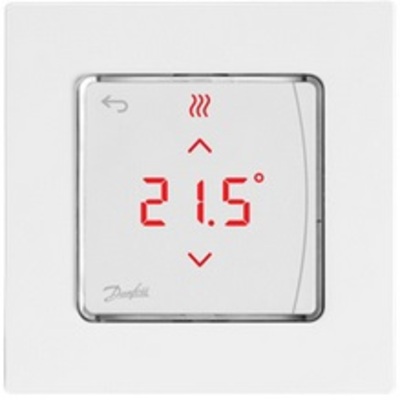 Термостат Danfoss Icon Display сенсорный программируемый 230В белый Изображение