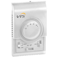 Терморегулятор Volcano TR110C для тепловентиляторів, механічний, настінний, білий Зображення