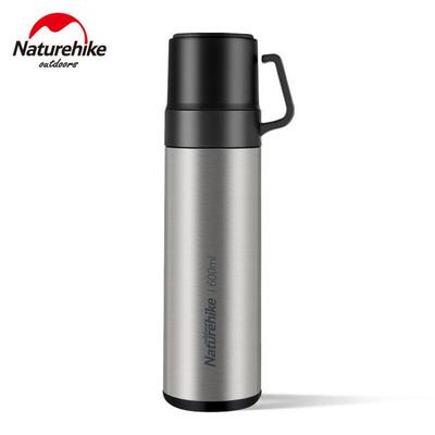 Термос Naturehike NH17S020-B 600 мл, сталь 304, сріблястий Зображення