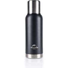 Термос Naturehike NH19SJ010 750 мл 304 сталь черный с крышкой Изображение