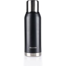 Термос Naturehike Q-9H NH19SJ010 1 л из нержавеющей стали, черный Изображение