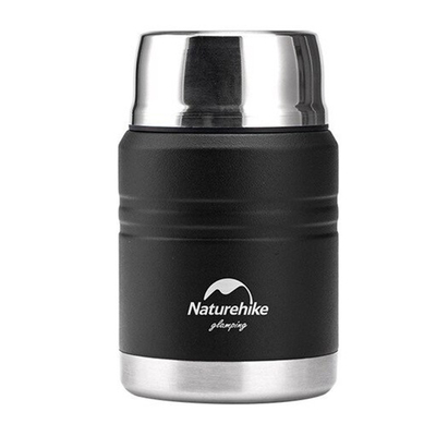 Термос Naturehike Stew Beaker NH20SJ041 0,5 л нержавейка черный Изображение