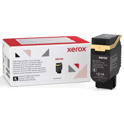 Тонер-картридж Xerox C325 чорний 8000 сторінок для офісного друку Зображення