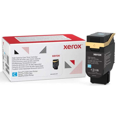 Тонер-картридж Xerox C325 Cyan, ресурс 5500 страниц Изображение