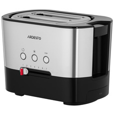 Тостер ARDESTO T-K210 1000 Вт, 2 слоти, нержавіюча сталь Зображення