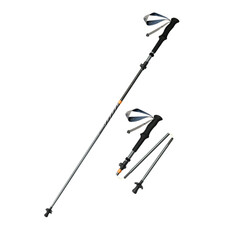 Трекінгова палиця Naturehike CNK2450DS012 алюміній-карбон, 115-135 см, синя Зображення