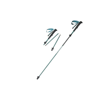 Трекінгова палиця Naturehike CNK2450DS012, 103-120 см, зелена, алюміній-карбон Зображення