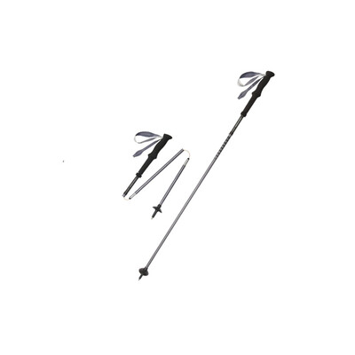 Трекинговая палка Naturehike CNK2450DS017, складная, 110 см, серая, карбон/алюминий Изображение