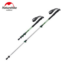 Треккинговая палка Naturehike 6061 AL NH17D001-Z, 3-секционная, 57-120 см, алюминий, зеленая Изображение