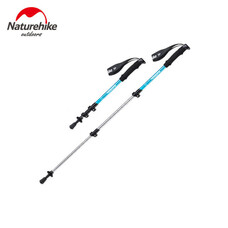 Трекинговая палка Naturehike Boy 6061 AL NH17D001-Z, алюминий, 3-секционная, 50-100 см, голубая Изображение