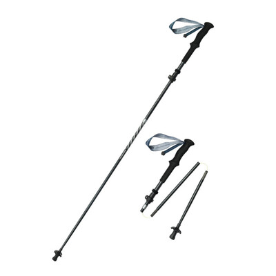 Трекинговая палка Naturehike CNK2450DS013, 115-135 см, черная, карбон, алюминий, 5 секций Изображение